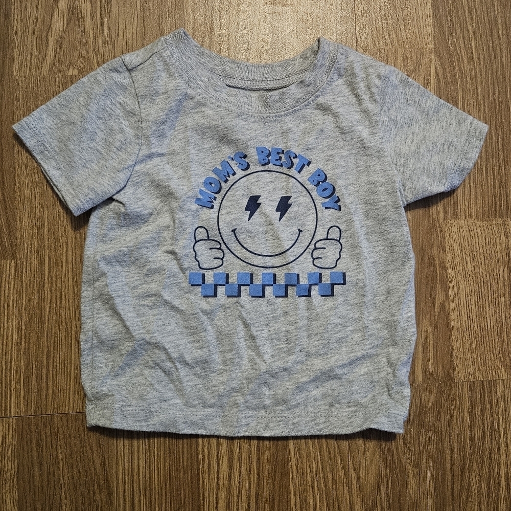 Garanimals Gray 'Mom's Best Boy' Graphic Tee